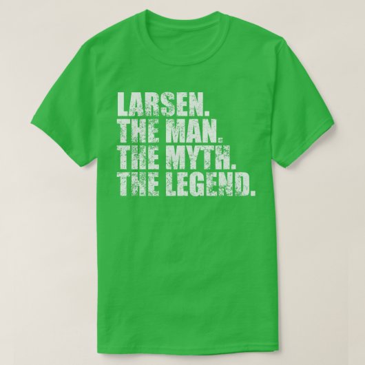 LarsenLarsen Achternaam Larsen S T-shirt (Design voorkant)