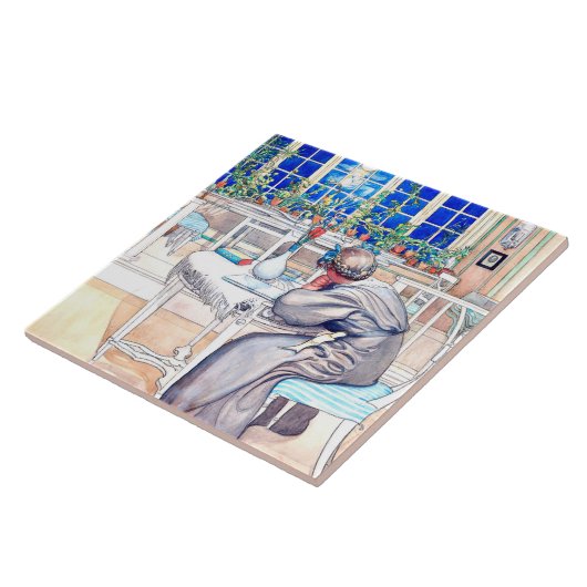 Larsson - Aan de vooravond van de reis naar Engela Tegeltje (Zijkant)