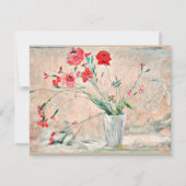 Larsson - anjers en papavers kaart (Voorkant)