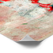 Larsson - anjers en papavers poster (Hoek)