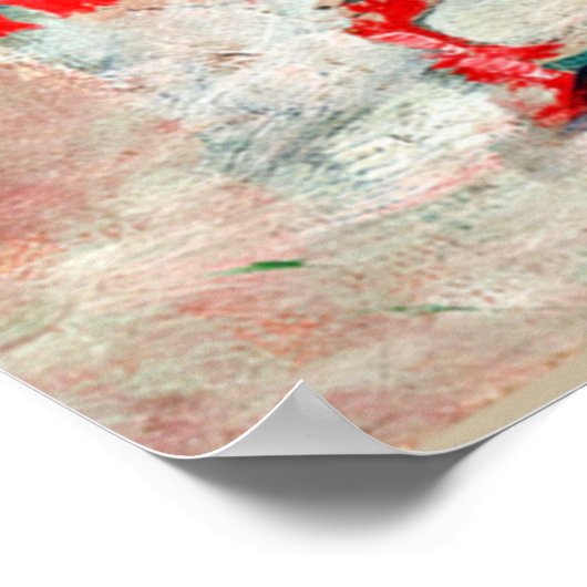 Larsson - anjers en papavers poster (Hoek)