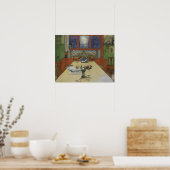 Larsson - Avond Uitzicht - Poster (Keuken)
