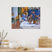 Larsson - Binnenshuis met een Cactus Poster (Keuken)