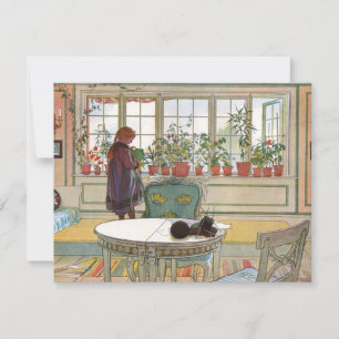 Larsson: Bloemen op het scherm Kaart