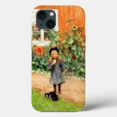 Larsson - Brita met een kat en een sandwich, Case-Mate iPhone Case (Achterkant)