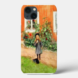 Larsson - Brita met een kat en een sandwich, iPhone 13 Hoesje