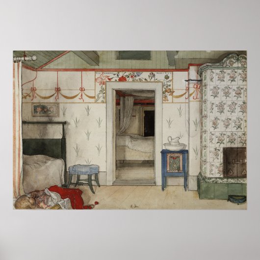 Larsson - Brita's Forty Winks (Uit A Home) Poster (Voorkant)