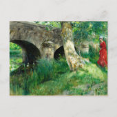 Larsson - Brug in Grez Briefkaart (Voorkant)