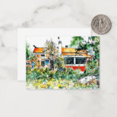 Larsson - De katoen Notitiekaartje (Voorkant / Achterkant in situ)