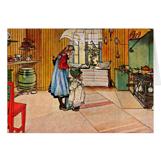 Larsson: De keuken, 1898 (Voorkant Horizontaal)