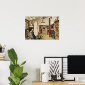 Larsson - De Studio (Uit A Home) Poster (Thuiskantoor)