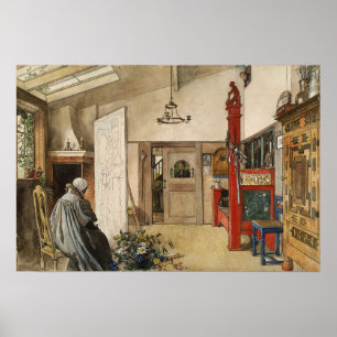 Larsson - De Studio (Uit A Home) Poster