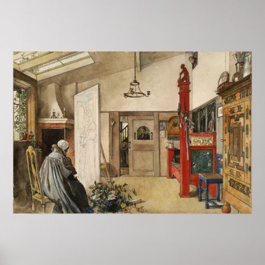 Larsson - De Studio (Uit A Home) Poster (Voorkant)