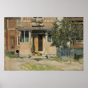 Larsson - de Veranda (van een huis) Poster