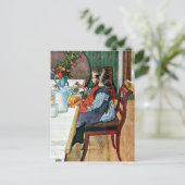 Larsson: Een laat riser's ontbijt Briefkaart (Staand voorkant)