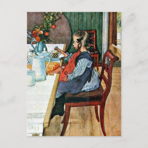 Larsson: Een laat riser's ontbijt Briefkaart