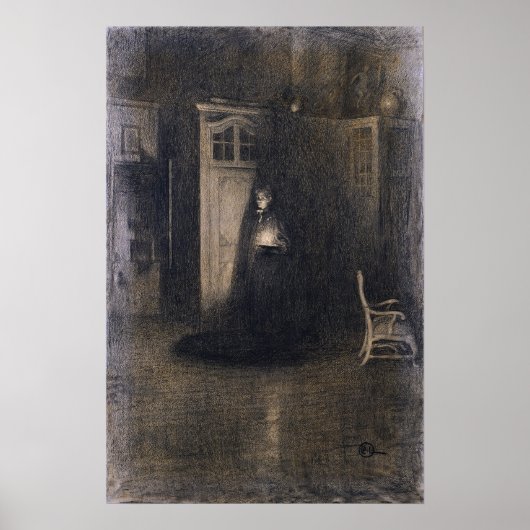 Larsson - Goede Nacht Thielska Poster (Voorkant)