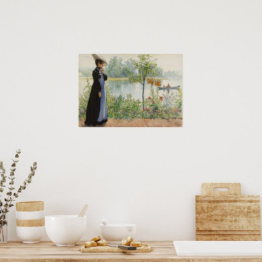 Larsson - Karin door de kust Poster (Keuken)