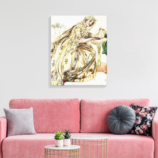 Larsson - Kerstgeheim Canvas Afdruk (Insitu (Woonkamer))