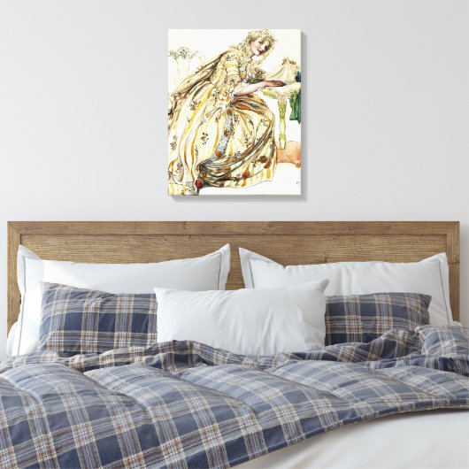 Larsson - Kerstgeheim Canvas Afdruk (Insitu (Slaapkamer))