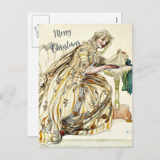 Larsson - Kerstgeheim Feestdagenkaart (Voorkant / Achterkant)