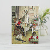 Larsson - Kerstmorgen Kaart (Staand voorkant)
