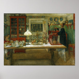 Larsson - Klaar voor een spel 1896 Poster