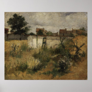 Larsson - Landschapsstudie vanuit Barbizon 1919 Poster