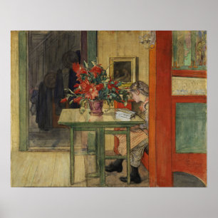 Larsson - Lisbeth leest Poster