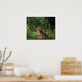 Larsson - Little Red Riding Hood 1881 Poster (Keuken)