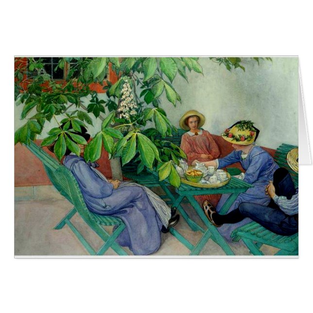 Larsson - onder de kastanjeboom (Voorkant Horizontaal)