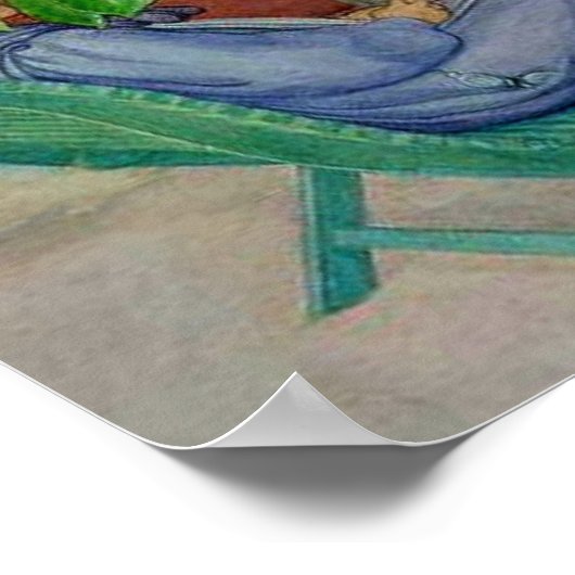 Larsson - onder de kastanjeboom poster (Hoek)