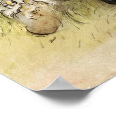 Larsson - Ontbijt onder de grote berk Poster (Hoek)