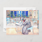 Larsson - Op de Eve van de reis naar Engeland Briefkaart (Voorkant / Achterkant)