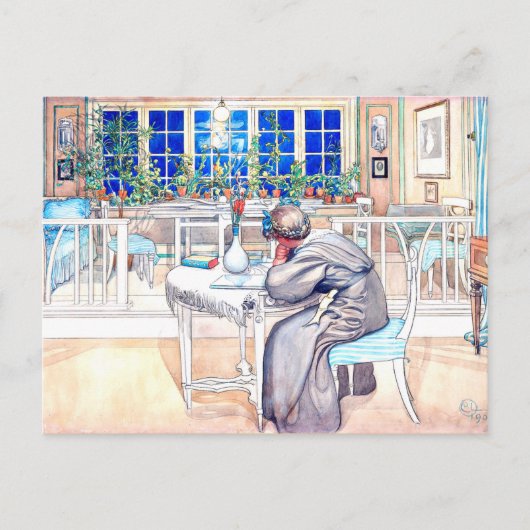 Larsson - Op de Eve van de reis naar Engeland Briefkaart (Voorkant)