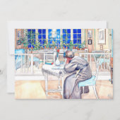 Larsson - Op de Eve van de reis naar Engeland Kaart (Voorkant)