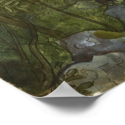 Larsson - Open-Air Studio (van een huis) Poster (Hoek)