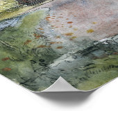 Larsson - Oude Sundborn Church (van een huis) Poster (Hoek)