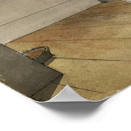 Larsson - Papa's kamer (van een thuis) Poster (Hoek)