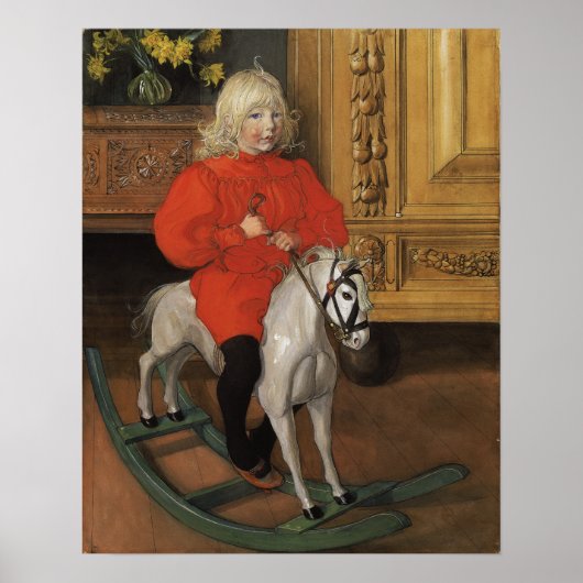 Larsson - portret van casimir Laurin Poster (Voorkant)