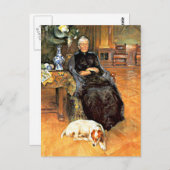 Larsson: Portret van Gothilda Furstenberg Briefkaart (Voorkant / Achterkant)