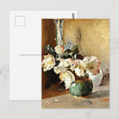 Larsson - Rozen de Noel Hoesje-Mate Briefkaart (Voorkant / Achterkant)