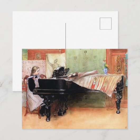 Larsson: Schalen spelen, Briefkaart (Voorkant / Achterkant)