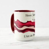 L'Art de France Aesthetic French Mok (Voorkant links)