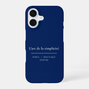 L'art de la Simplicité iPhone Hoesje   Minimalisti iPhone 16 Hoesje