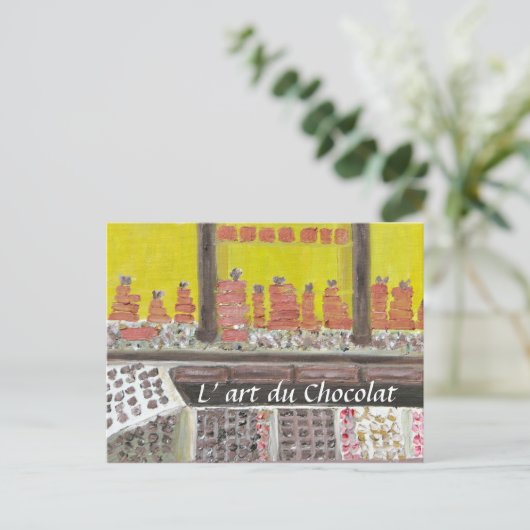 L'art du Chocolat Briefkaart (Staand voorkant)