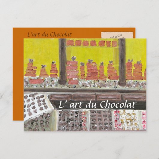 L'art du Chocolat Briefkaart (Voorkant / Achterkant)
