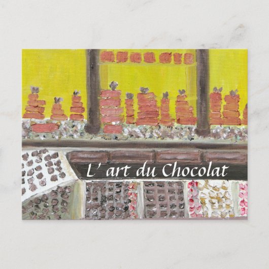 L'art du Chocolat Briefkaart (Voorkant)