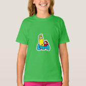 larva cartoon Sticker T-shirt (Voorkant)