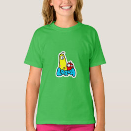 larva cartoon Sticker T-shirt